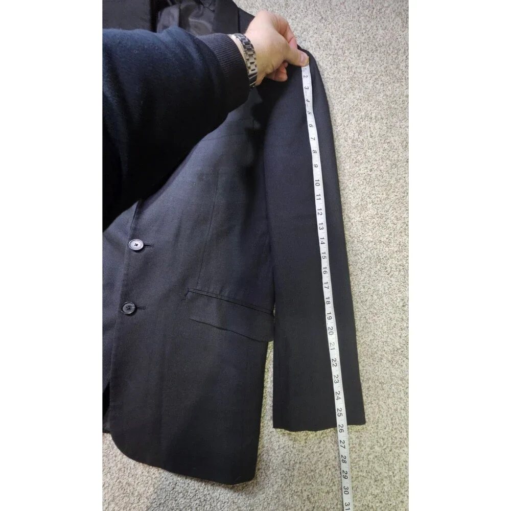 Kenneth Cole Reaction Unlisted Mens‎  Suit Jacket Blazer 42 L 35 W Black